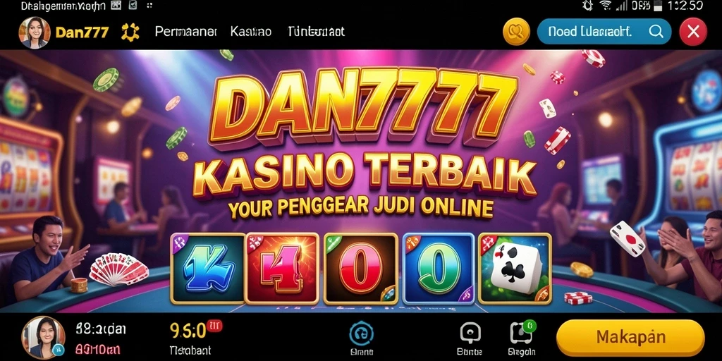 Screenshot dari gameplay seru DAN777 dengan berbagai pilihan permainan Kasino.