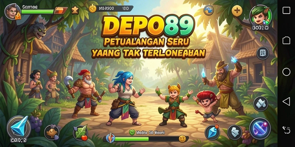 Tampilan gameplay seru dari DEPO89 yang penuh petualangan dan tantangan.