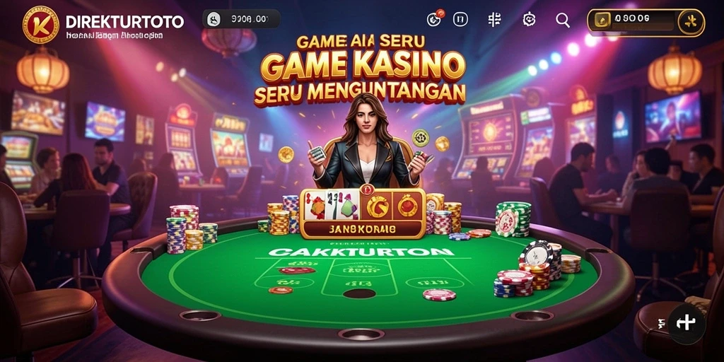 Tampilan menarik dari gameplay Kasino DIREKTURTOTO yang seru.