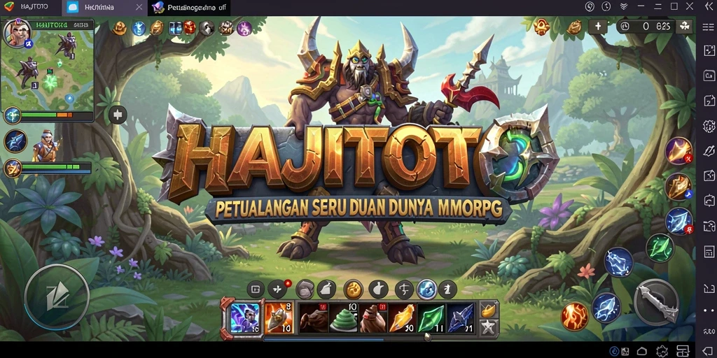 Tampilan gameplay menarik di dunia fantasi HAJITOTO.