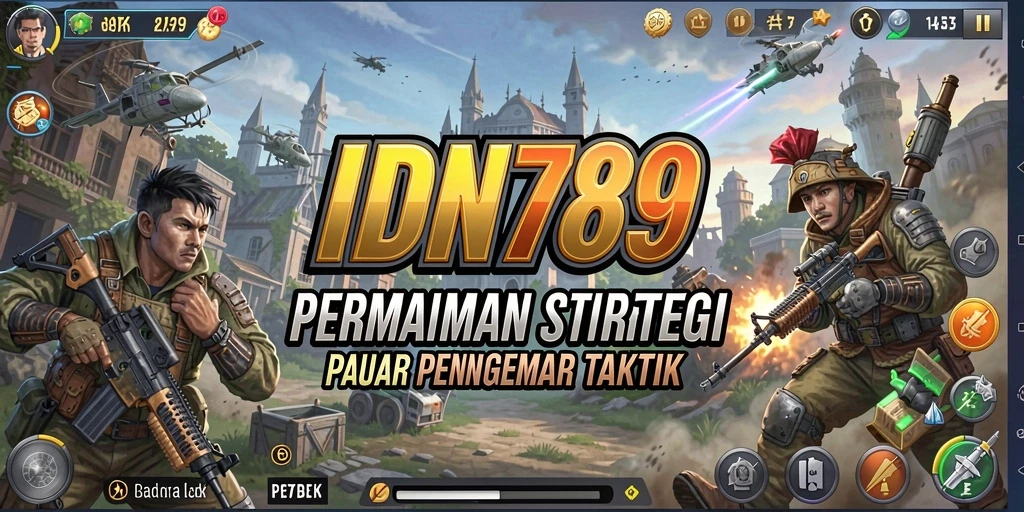 Tampilan gameplay IDN789 yang penuh aksi dan strategi.