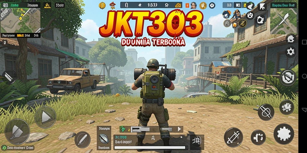 Tampilan menarik dari gameplay JKT303 di dunia terbuka.