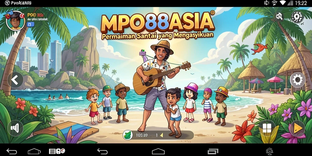 Tangkapan layar menunjukkan gameplay santai MPO88ASIA dengan desain yang menarik.