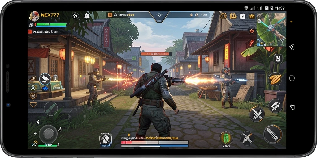 Gameplay NEX777 yang menampilkan dunia simulasi yang kreatif dan interaktif.