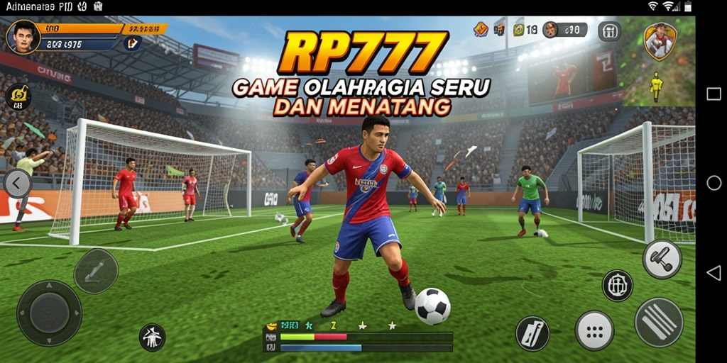 Gameplay seru RP777 dengan berbagai cabang olahraga menarik.
