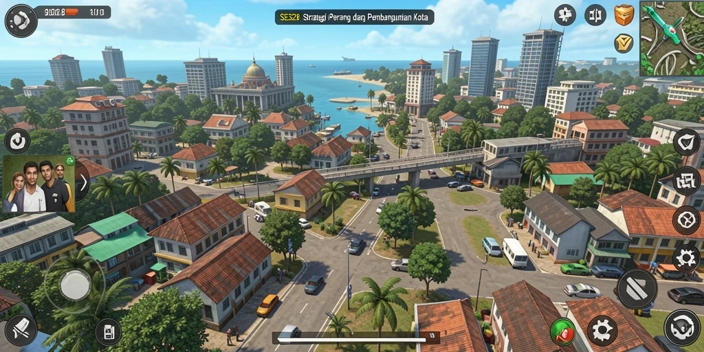 Tampilan seru dari pertempuran dalam gameplay SE328.