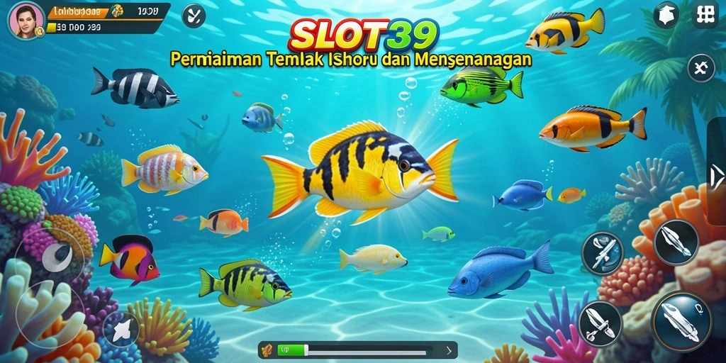 Screenshot SLOT39 menampilkan gameplay Tembak Ikan yang seru dan menantang.