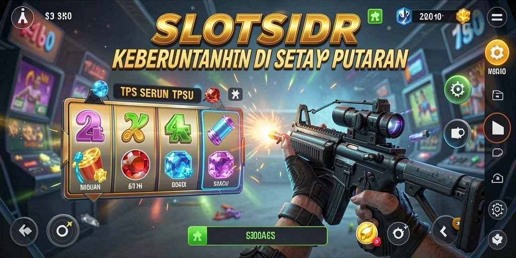 Tampilan gameplay SLOTSIDR yang menarik dengan efek visual memukau.