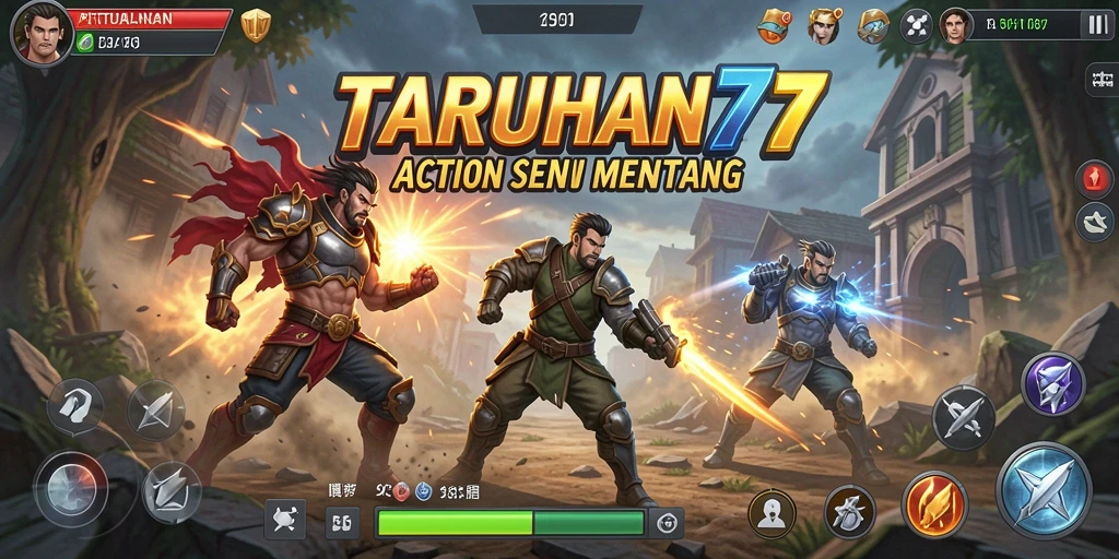 Tangkapan layar gameplay TARUHAN77 yang mendebarkan dan penuh aksi.