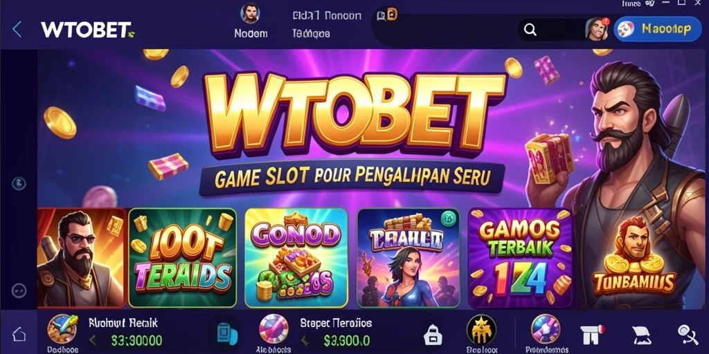Tampilan gameplay slot yang menakjubkan di WTOBET.