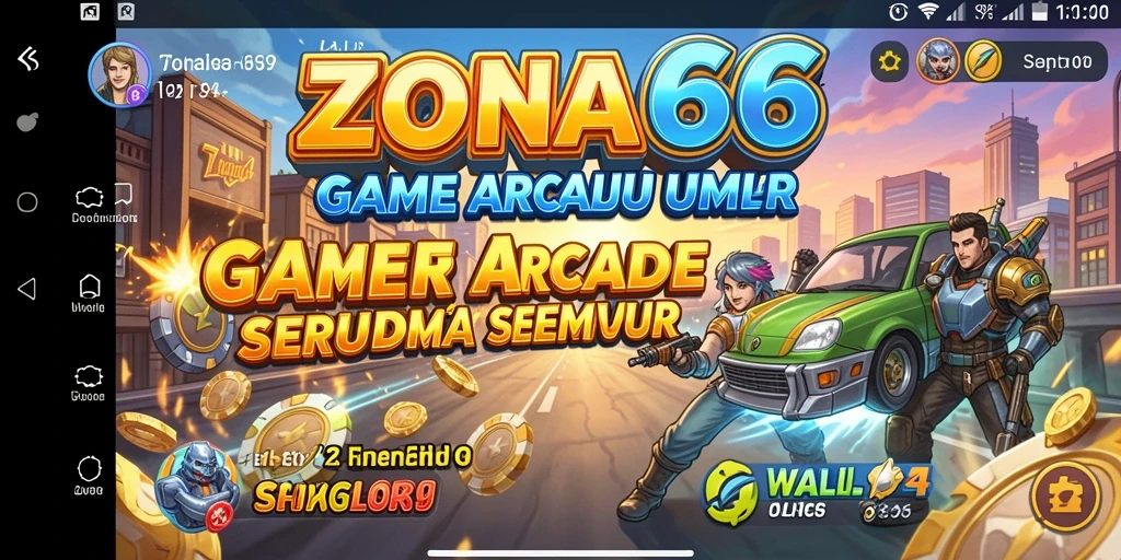 Tampilan gameplay ZONA66 yang menarik dan penuh aksi.